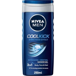 نيفيا للرجال استحمام.جل 250مل كول كيك | Nivea Men Shw.Gel 250ml Cool Kick