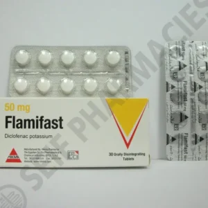 فلاميفاست 50 مجم أقراص تذوب بالفم 30 قرص | Flamifast 50 Mg Odt 30 Tab
