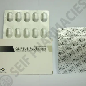 جليبتوس بلس 50 مجم / 850 مجم 30 قرص # | Gliptus Plus 50 Mg / 850 Mg 30 Tab #