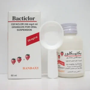 باكتيكلور 250 مجم / 5 مل معلق 60 مل | Bacticlor 250 Mg / 5 Ml Susp 60 Ml