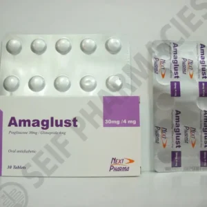 أماجلوست 30 مجم / 4 مجم 30 قرص | Amaglust 30 Mg / 4 Mg 30 Tab