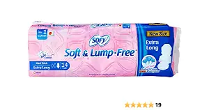 Sofy Pads Sanitary Soft Maxi Long 16 Piece