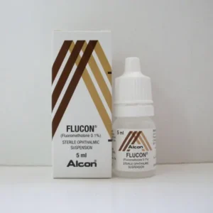 فلوكون 0.1% قطرة عين 5 مل | Flucon 0.1% Eye Drops 5 Ml
