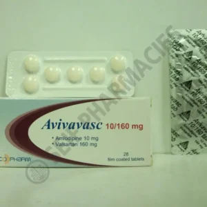 أفيفافاسك 10 مجم / 160 مجم 28 قرص | Avivavasc 10 Mg / 160 Mg 28 Tab