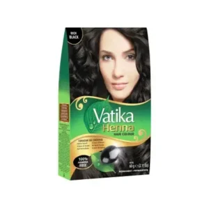دابر فاتيكا حنة للشعر اسود اكياس 10 جم | Dabur Vatika Henna H.colour Pwd 10Gm Black