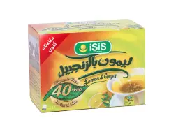 Isis Lemon & Ginger 12 Bags Lymwn Balznjbyl Isis 2 Gm 12 Sachet
