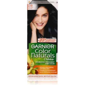 غارنييه صبغه شعر كولور ناتشرالز كريم / 2.1 بلو بلاك | Garnier Color Naturals H.cr. 2.1 Blue Black