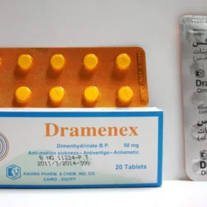 درامينيكس 50 مجم 20 قرص | Dramenex 50 Mg 20 Tab