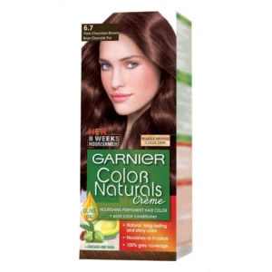 غارنييه صبغه شعر كولور ناتشرالز كريم / 6.7 بيور شوكلت براون | Garnier Color Naturals H.cr. 6.7 Pure Chocolate Brown
