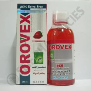 اوروفكس غسول للفم 250 مل فراولة ( فراولة ) | Orovex Mouth Wash 250 Ml Strawberry ( Strawberry )