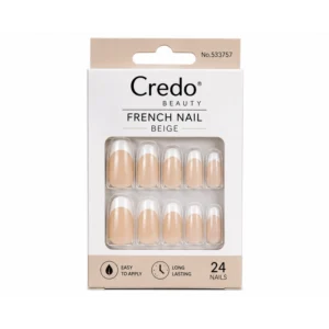 كريدو فرينك ظفر بيج رقم.533757 اظافر | Credo French Nail Beige No.533757 Nails