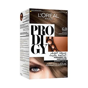 لوريال برودجي بيرمنينت صبغة شعر بدون امونيا دارك بلوند 6.0 | Loreal Prodigy Permanent H.color 6.0 Oak / Dark Blonde