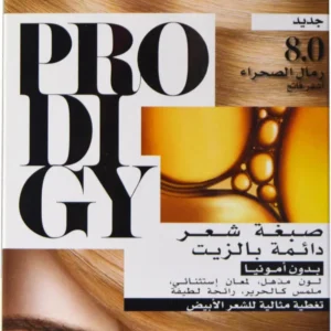 لوريال برودجي بيرمنينت صبغة شعر بدون امونيا لايت بلوند 8.0 | Loreal Prodigy Permanent H.color 8.0 Dune / Light Blonde