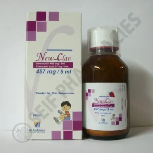 نيوكلاف 457 مجم / 5 مل معلق 80 مل | Newclav 457 Mg / 5 Ml Susp 80 Ml