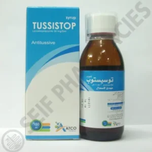 توسيستوب 30 مجم / 5 مل شراب 100 مل | Tussistop 30 Mg / 5 Ml Syrup 100 Ml