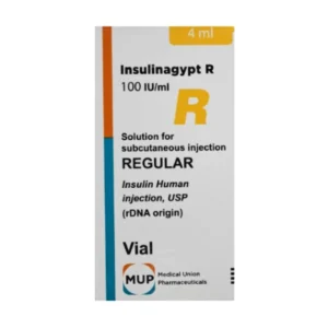 إينسوليناجيبت - آر - 100 وحدة دولية/مل 1 فيال 4 مل | Insulinagypt - R - 100 Iu/Ml 1 Vial 4 Ml