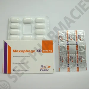 ماكسوفاجي إكس آر 1000 مجم 30 قرص | Maxophage Xr 1000 Mg 30 Tab
