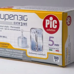 بيك شكاكات انسولين 5 م 100 قطعة | Pik Shkakat Insulin 5 M 100 Piece