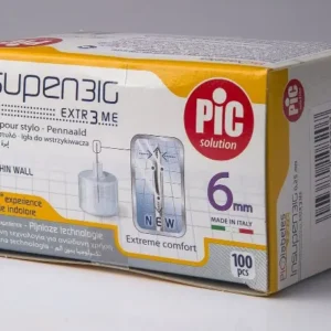 بيك شكاكات انسولين 6 م 100 قطعة | Pik Shkakat Insulin 6 M 100 Piece
