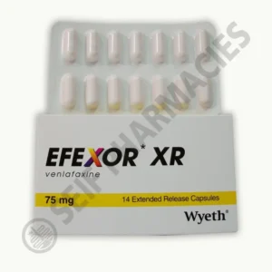 إيفيكسور - إكس آر 75 مجم 14 كبسولة (1 ستريب) | Efexor - Xr 75 Mg 14 Cap (1 Strip)