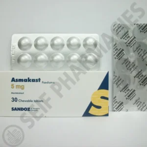 أزماكاست 5 مجم 30 للمضغ قرص | Asmakast 5 Mg 30 Chewable Tab