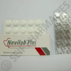 نيفيلوب بلس 5 / 12.5 مجم 20 قرص | Nevilob Plus 5 / 12.5 Mg 20 Tab