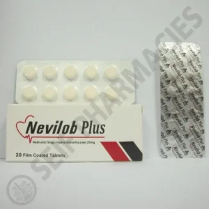 نيفيلوب بلس 5 / 25 مجم 20 قرص | Nevilob Plus 5 / 25 Mg 20 Tab