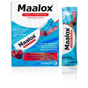 مالوكس 20 أكياس بالفاكهة الحمراء | Maalox 20 Sachets Balfakha Alhmra