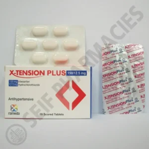 إكس - تينجن بلس 150 / 12.5 مجم 28 قرص | X - Tension Plus 150 / 12.5 Mg 28 Tab