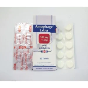 أموفاجي إكسترا 500 مجم / 5 مجم 30 قرص | Amophage Extra 500 Mg / 5 Mg 30 Tab