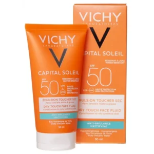 فيشي كابيتال ايديال سوليل سائل غير لامع للوجه ملمس جاف بدون لمعه بمعامل حمايه 50 / 50 مل | Vichy Kabytal Aydyal Swlyl Liquid Non Lama Face Texture Dry Without Lmah Factor Hmayh 50 / 50 Ml
