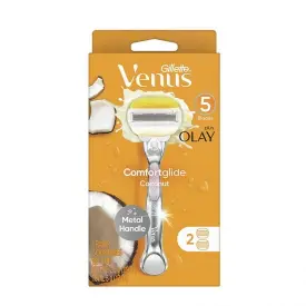 جيليت فينوس كمفورت ماكين حلاقة اولادي بجوز الهند 2 قطعه | Gillette Venus Comfort Makyn Shaving Awlady With Coconut 2 Piece