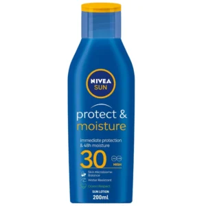 نيفيا صن لوشن حماية وترطيب من الشمس بمعامل حماية 30 / 200 مل | Nivea Sun Protect&Mois Lot. 200Ml Spf30