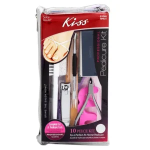 كيس أبليانسي كود بروف. بيديكور كيت 10قطع طقم باديكير قدم | Kiss Appliance Code Prof. Pedicure Kit 10pcs Set Badykyr Foot