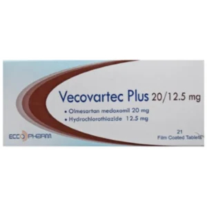 فيكوفارتيك بلس 20 / 12.5 مجم 21 قرص | Vecovartec Plus 20 / 12.5 Mg 21 Tab