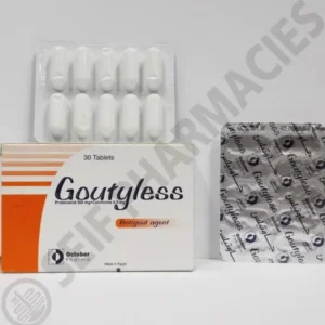 جوتيليس 0.5 مجم / 500 مجم 30 قرص | Goutyless 0.5 Mg / 500 Mg 30 Tab