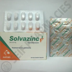 سولفازينك 50 مجم 30 كبسولة | Solvazinc 50 Mg 30 Cap