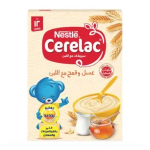 سيريلاك عسل وقمح ولبن بالحديد 250 جم | Cerelac Asl Wqmh And Milk With Iron 250 Gm