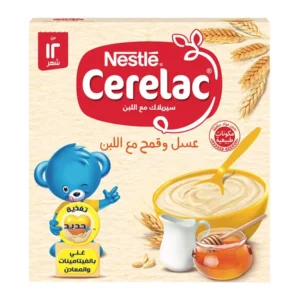 سيريلاك عسل وقمح ولبن بالحديد 125 جم | Cerelac Asl Wqmh And Milk With Iron 125 Gm