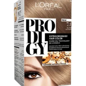 لوريال برودجي بيرمنينت صبغة شعر بدون امونيا اش بلوند سيلفر 7.10 | Loreal Prodigy Permanent H.color 7.10 Ash Blonde / Silver