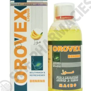 اوروفكس غسول للفم 250 مل بانانا ( موز ) | Orovex Mouth Wash 250 Ml Banana ( Mwz )