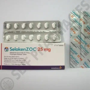 Selokenzoc 25 Mg 28 Tab
