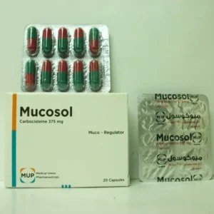موكوسول 375 مجم 20 كبسولة | Mucosol 375 Mg 20 Cap