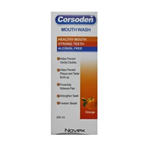 كورسودين فم . غسول 200 مل (برتقال) | Corsoden Mouth . Wash 200 Ml (Orange)