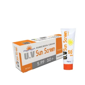 يو.في بلوك شمس سكرين معامل حماية 50+ 75 جم كريم | U.V Block Sun Screen Spf 50+ 75 Gm Cream