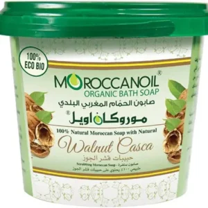 موروكان زيت صابون مغربي بحبيبات قشرة الجوز 250 جم | Moroccan Oil Soap Moroccan Bhbybat Qshra Aljwz 250 Gm
