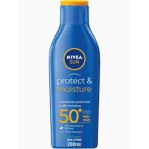 نيفيا شمس بروتكت&مرطب شمس لوشن. 200مل فيري عالٍ معامل حماية50+ (#) | Nivea Sun Protect&Mois Sun Lot. 200ml Very High Spf50+ (#)