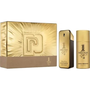 باكو رابان.بي. وان ميليون طقم (أو دو تواليت100+مزيل عرق 150مل) | Paco Rabanne.P. One Million Set (Edt100+Deod 150ml)