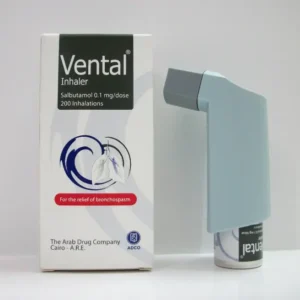 فينتال 0.1 مجم / جرعة 200 جرعة بخاخ | Vental 0.1 Mg / Dose 200 Dose Inhaler