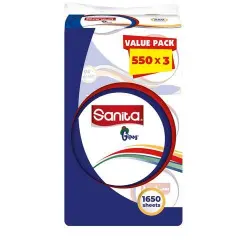 سانيتا جيبسي تيسويس 550قطع (1إكس3) # سانيتا جيبسى عرض | Sanita Gipsy Tissues 550pcs (1x3) # Sanita Jybsa Offer